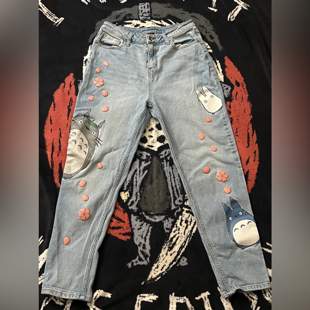 Studio Ghibli My Neighbor Totoro Sakura Mom Jeans